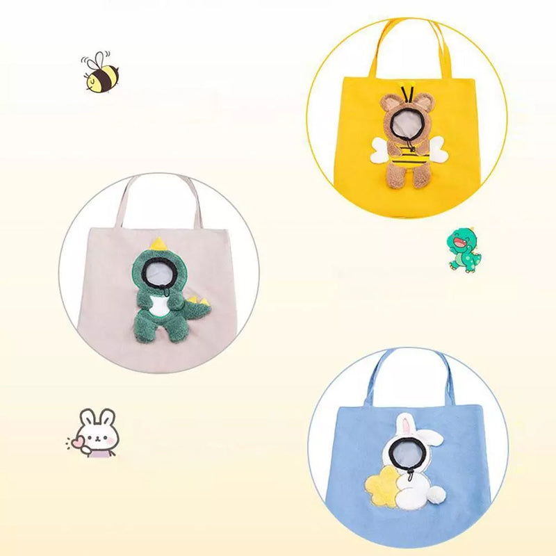 PetPouch - Süße Haustiertasche aus Leinen