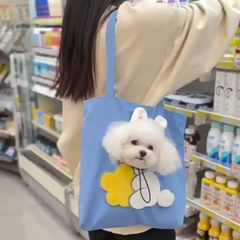 PetPouch - Süße Haustiertasche aus Leinen