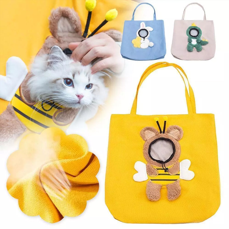 PetPouch - Süße Haustiertasche aus Leinen