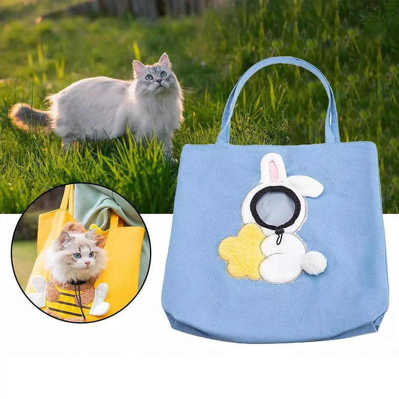 PetPouch - Süße Haustiertasche aus Leinen