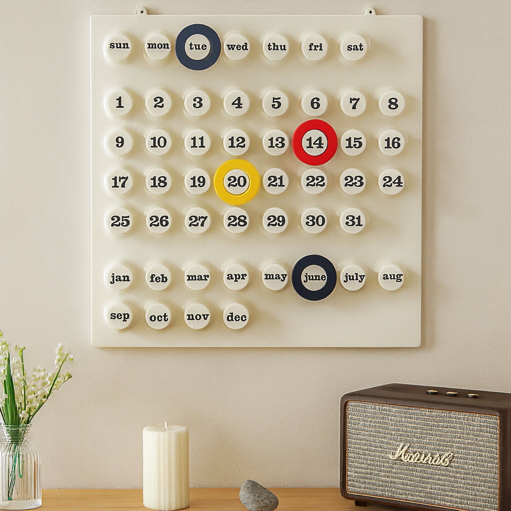 ChronoRing | Zeitloser Wandkalender