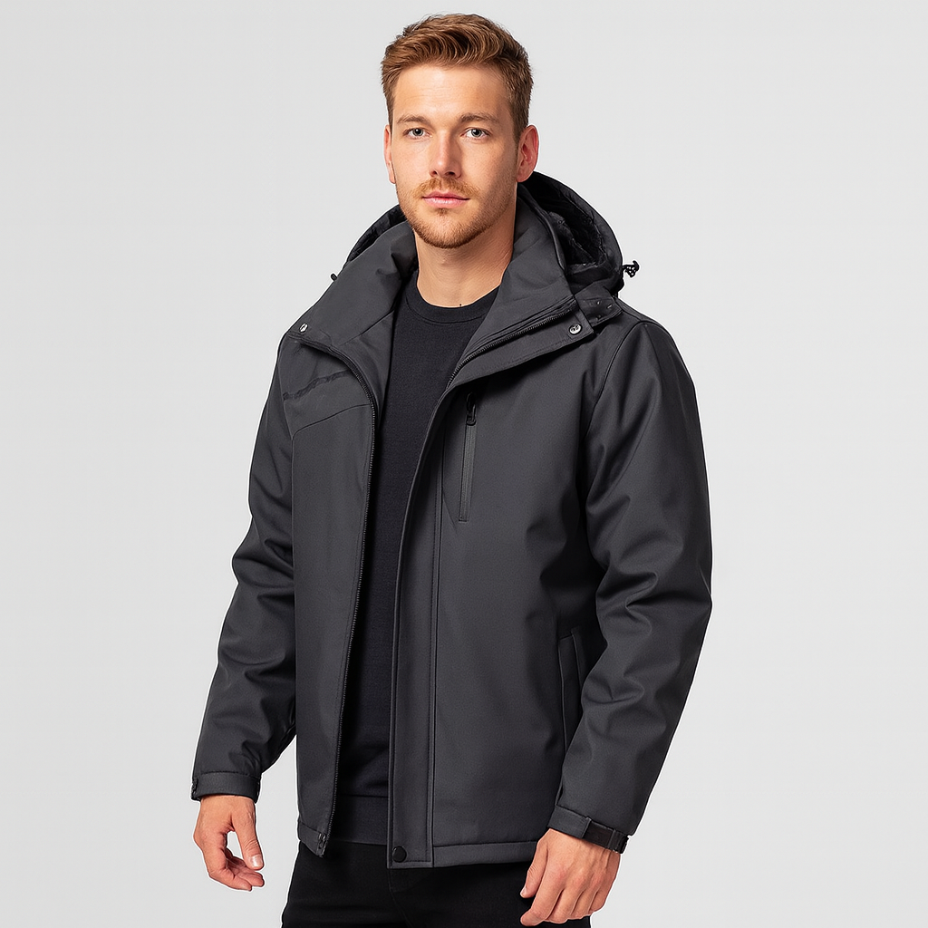 Dominik | Minimalistische, wasserabweisende Jacke