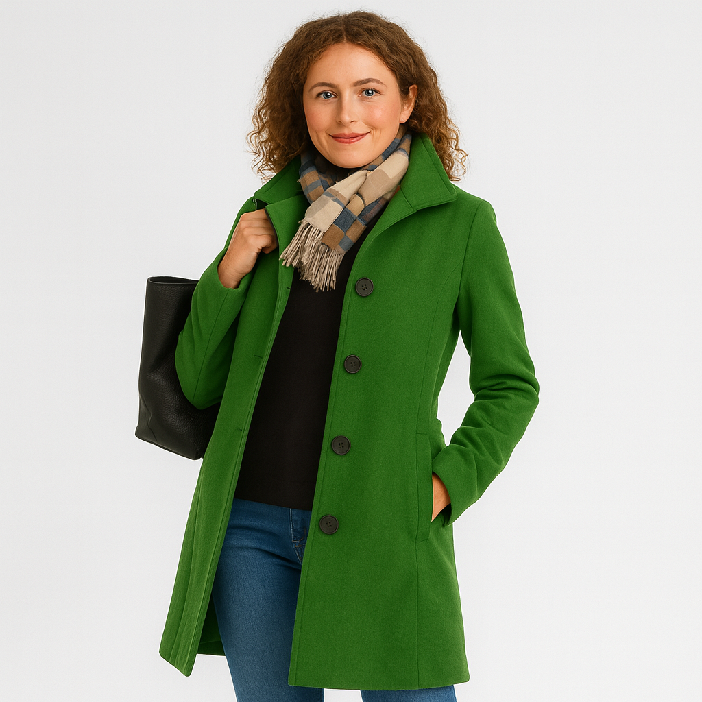 Henriette | Eleganter Mantel mit Knöpfen