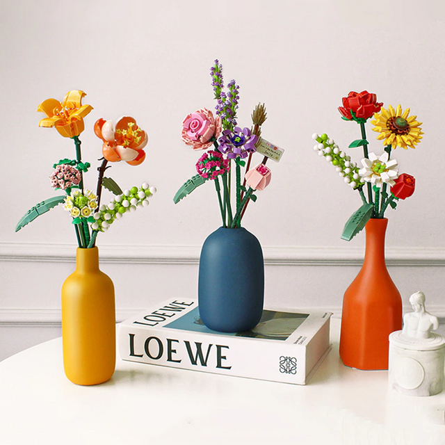 FloraBloom - 3D-Blumenstrauß für ruhige Räume