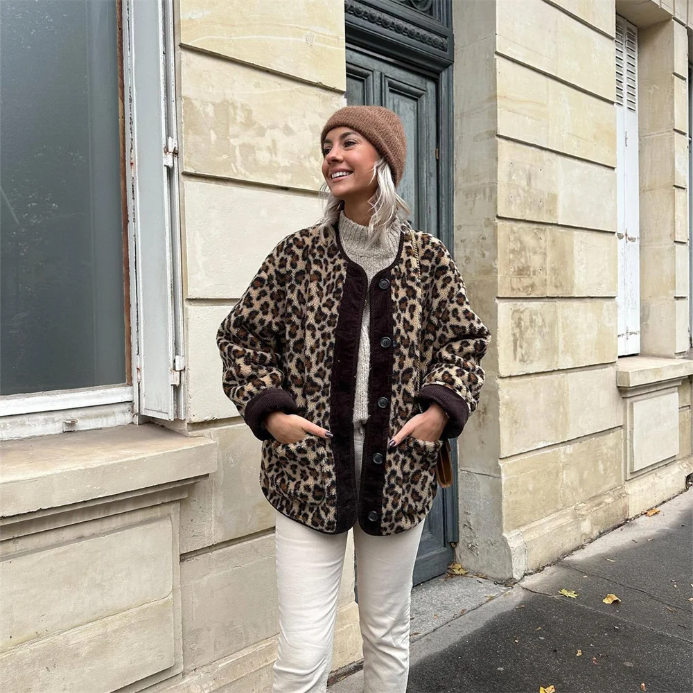 Sophia Leopardenjacke – Stilvoller Komfort für jede Saison
