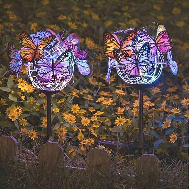 LumaFlare Solar Schmetterlingsgartenlichter