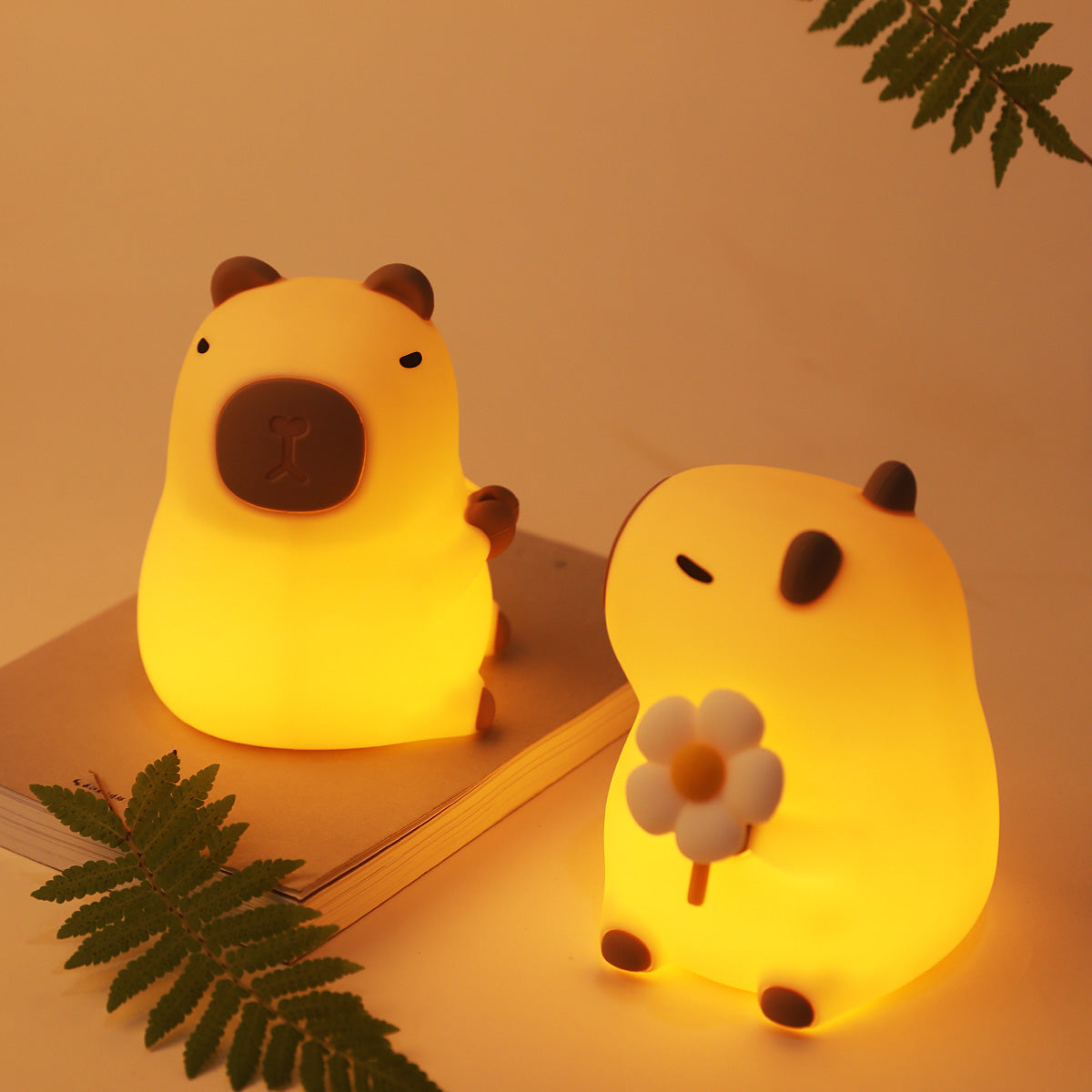 GlowPals - Charmante cartoonartige Tiernachtlampe