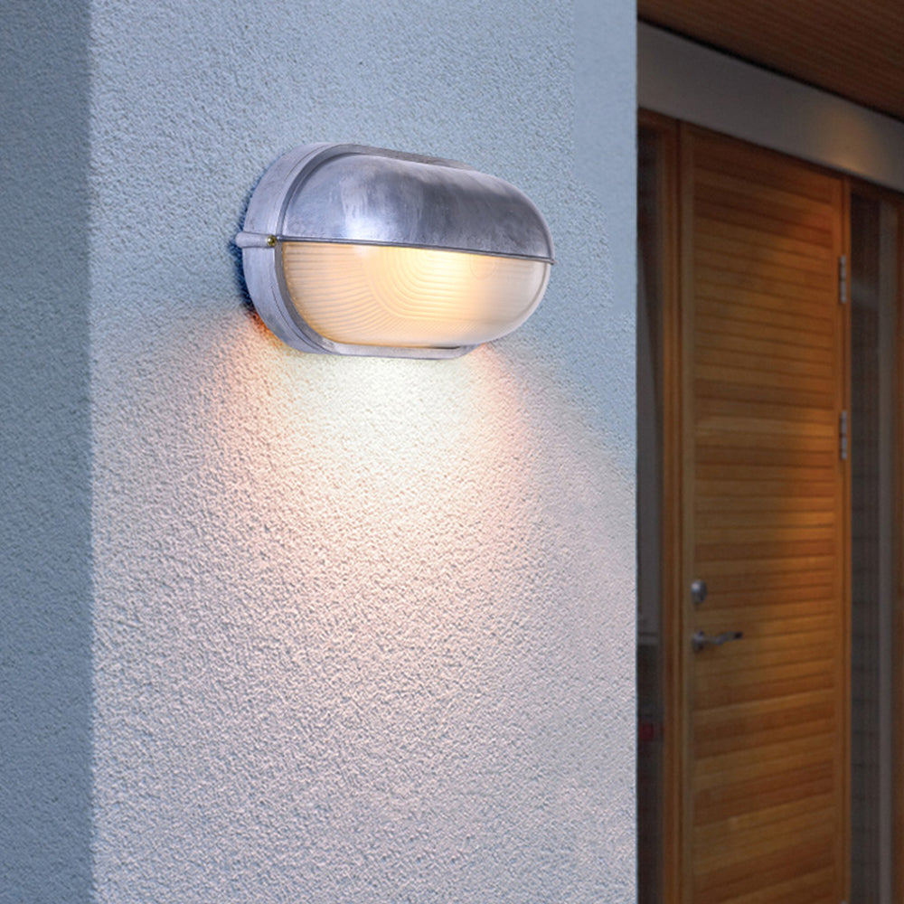 ModernGlow - Ovale Wandlampe im Industriedesign
