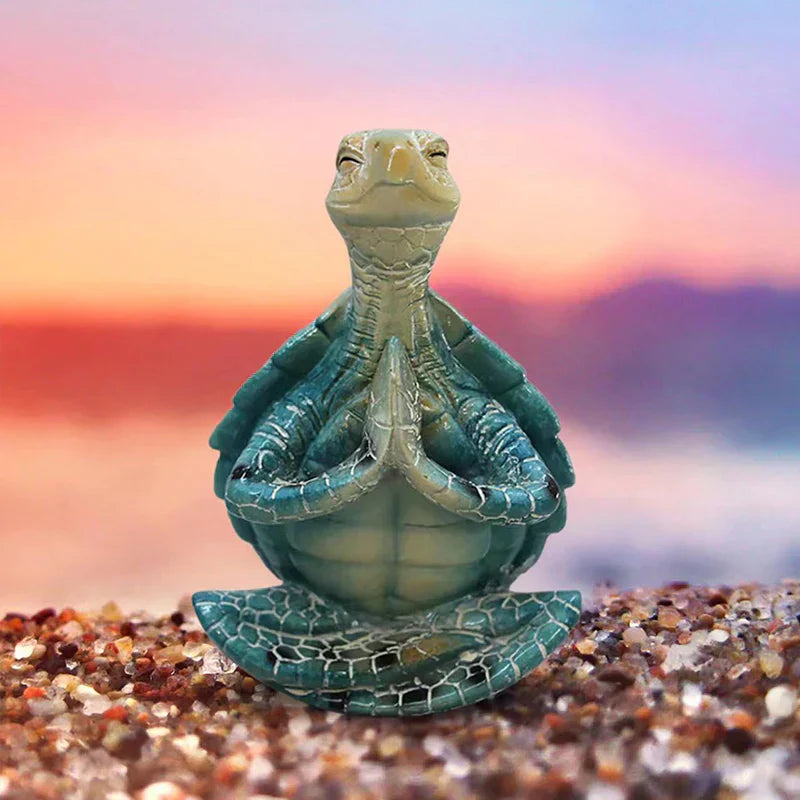 ZenSkildpadde Dekorative Figur – Beruhigendes Design mit Feinen Details