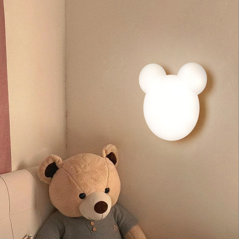 LED-Wandleuchte mit Cartoon-Bär