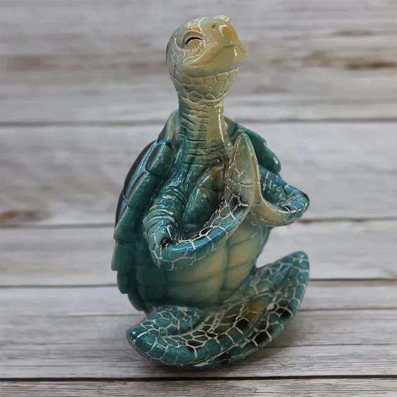 ZenSkildpadde Dekorative Figur – Beruhigendes Design mit Feinen Details