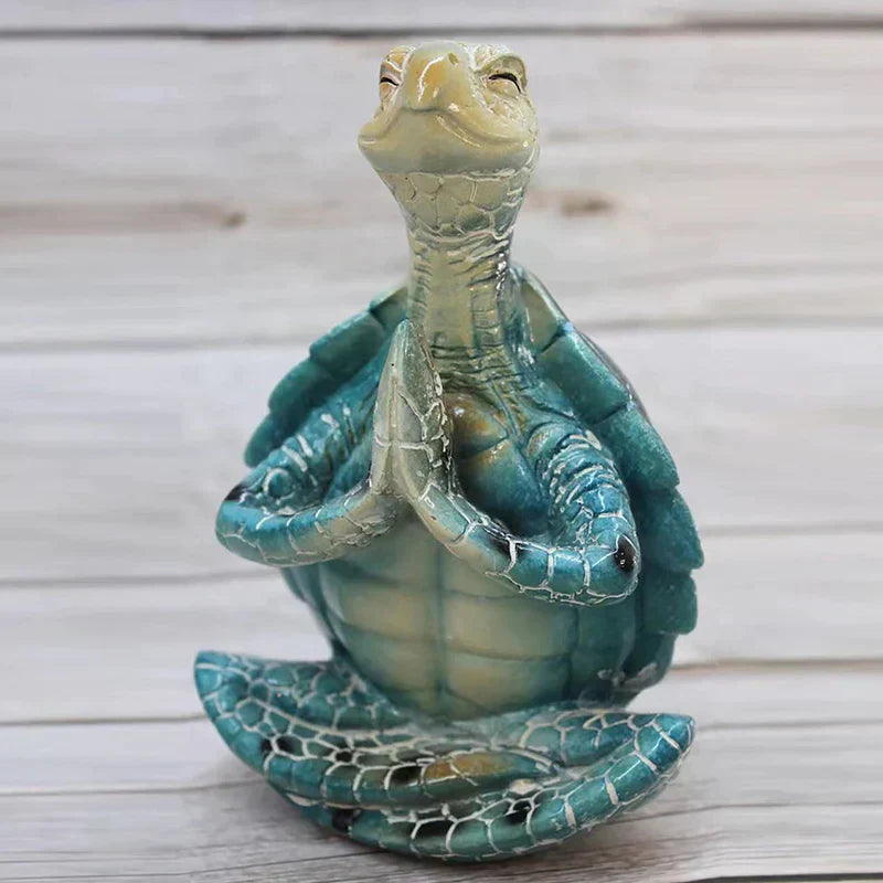 ZenSkildpadde Dekorative Figur – Beruhigendes Design mit Feinen Details