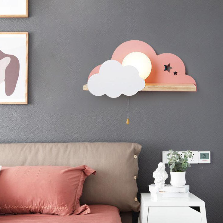 DreamCloud - Hygge-Lampe mit funktionaler Wandregalbeleuchtung