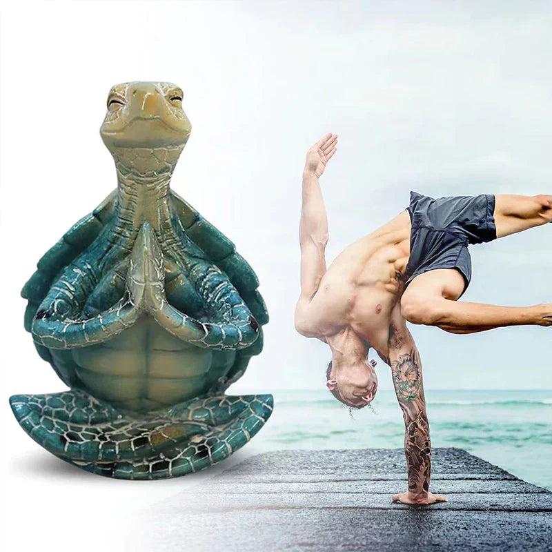 ZenSkildpadde Dekorative Figur – Beruhigendes Design mit Feinen Details