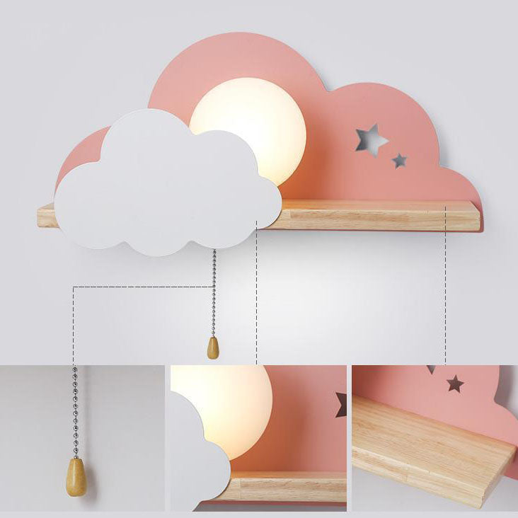DreamCloud - Hygge-Lampe mit funktionaler Wandregalbeleuchtung