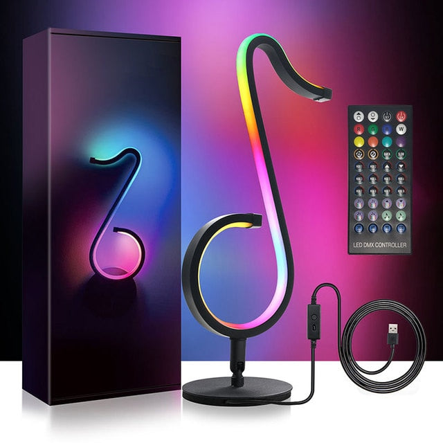 LumeTune - RGB LED Notebordlampe mit Fernbedienung