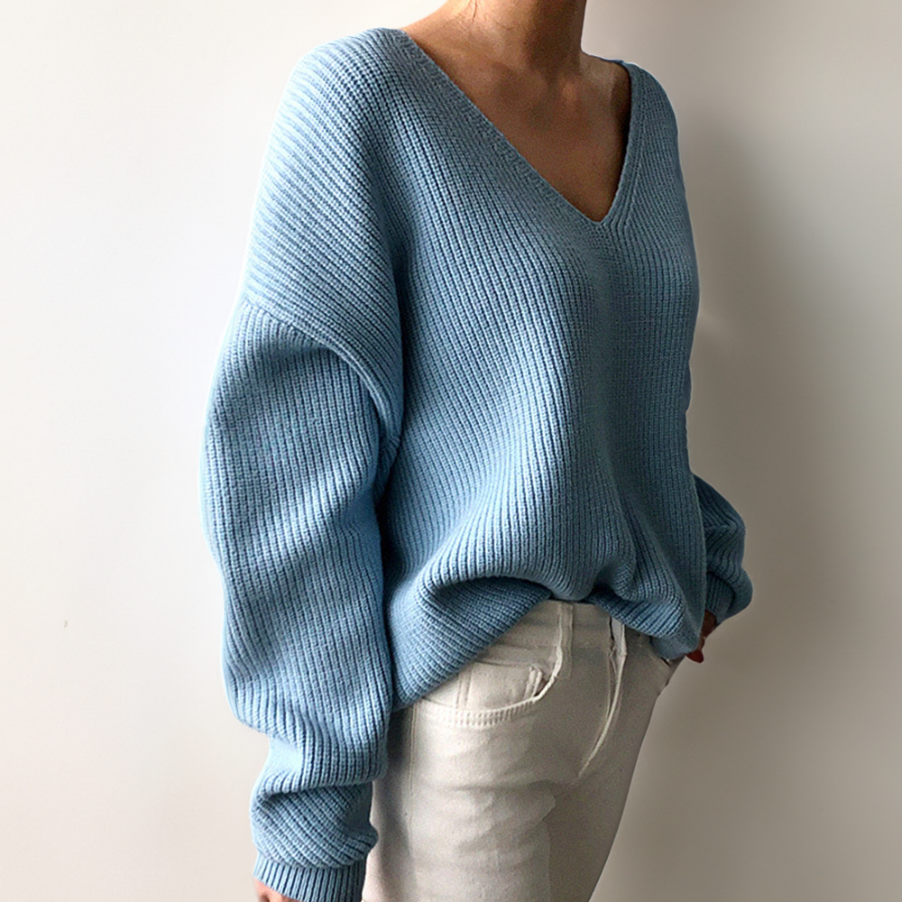 Adeline - Luxe Pullover mit V-Ausschnit