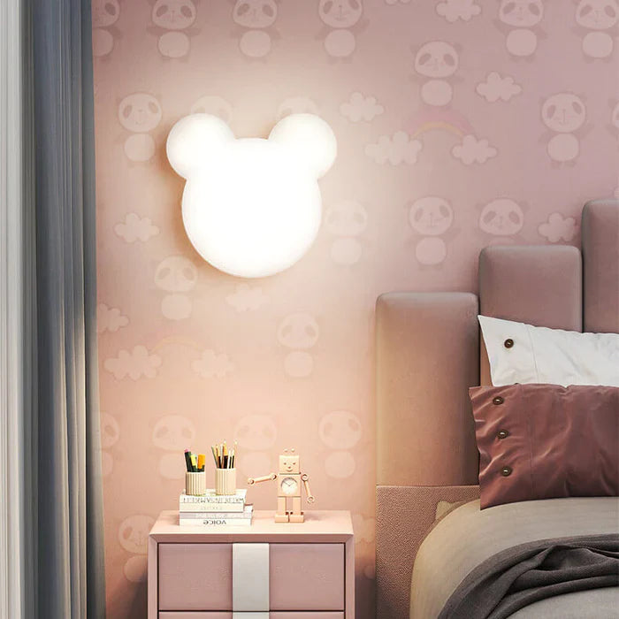 LED-Wandleuchte mit Cartoon-Bär