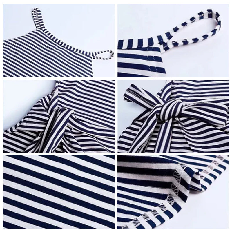 Bella - Gestreiftes Hemdkleid