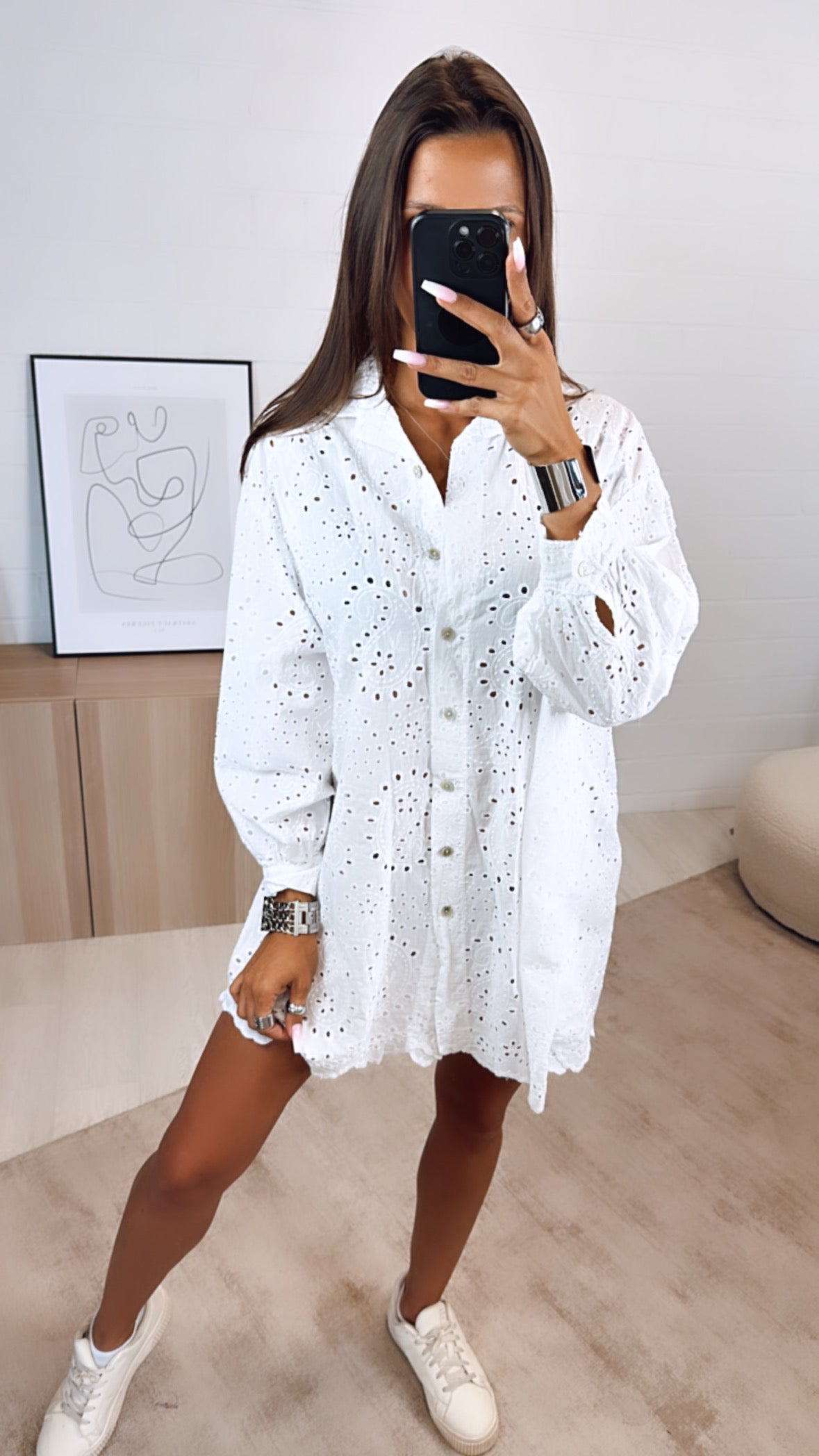 Sophia Übergröße Bestickte Bluse
