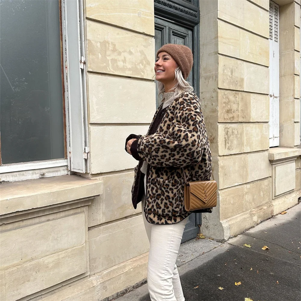 Sophia Leopardenjacke – Stilvoller Komfort für jede Saison