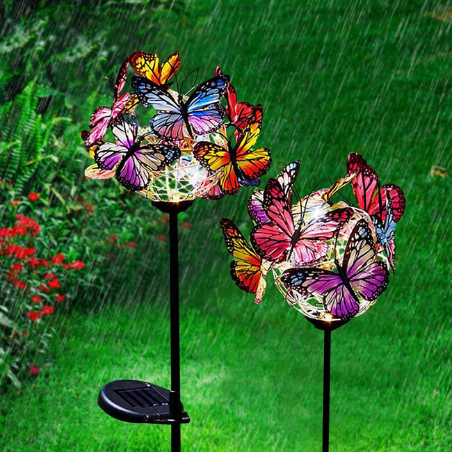 LumaFlare Solar Schmetterlingsgartenlichter