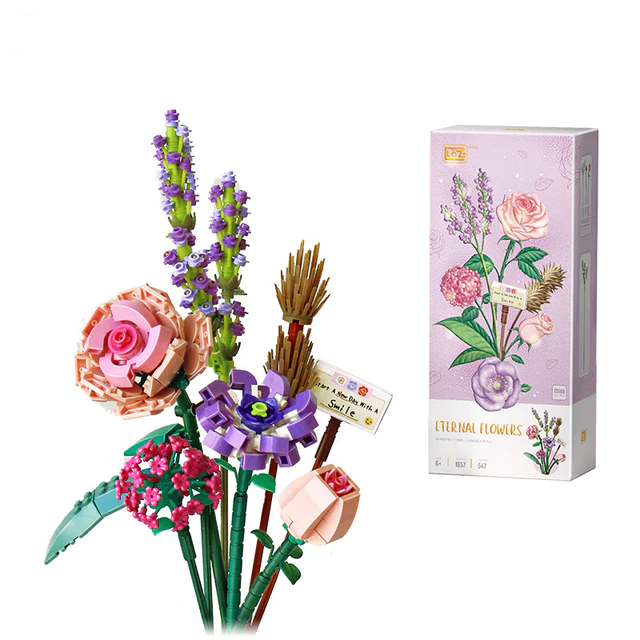 FloraBloom - 3D-Blumenstrauß für ruhige Räume
