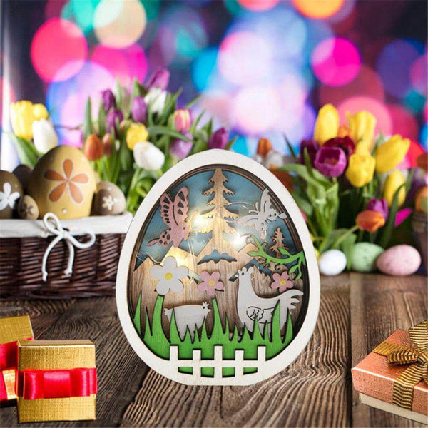 EasterGlow – Leuchtende laggedrehte Hasenfiguren mit sanften LED-Elementen