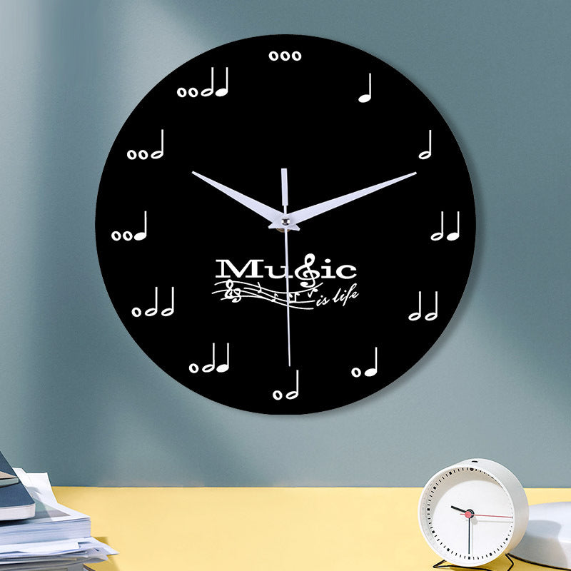 SymphonyStyle - Musiknoten Wanduhr