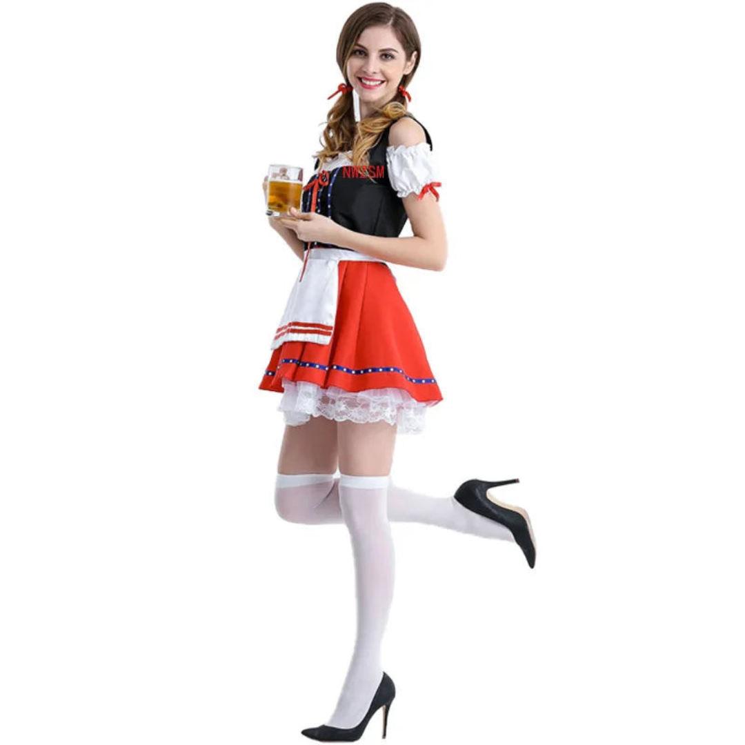 Leonie | Damen Charmantes Oktoberfest Dirndl Kleid | 2024