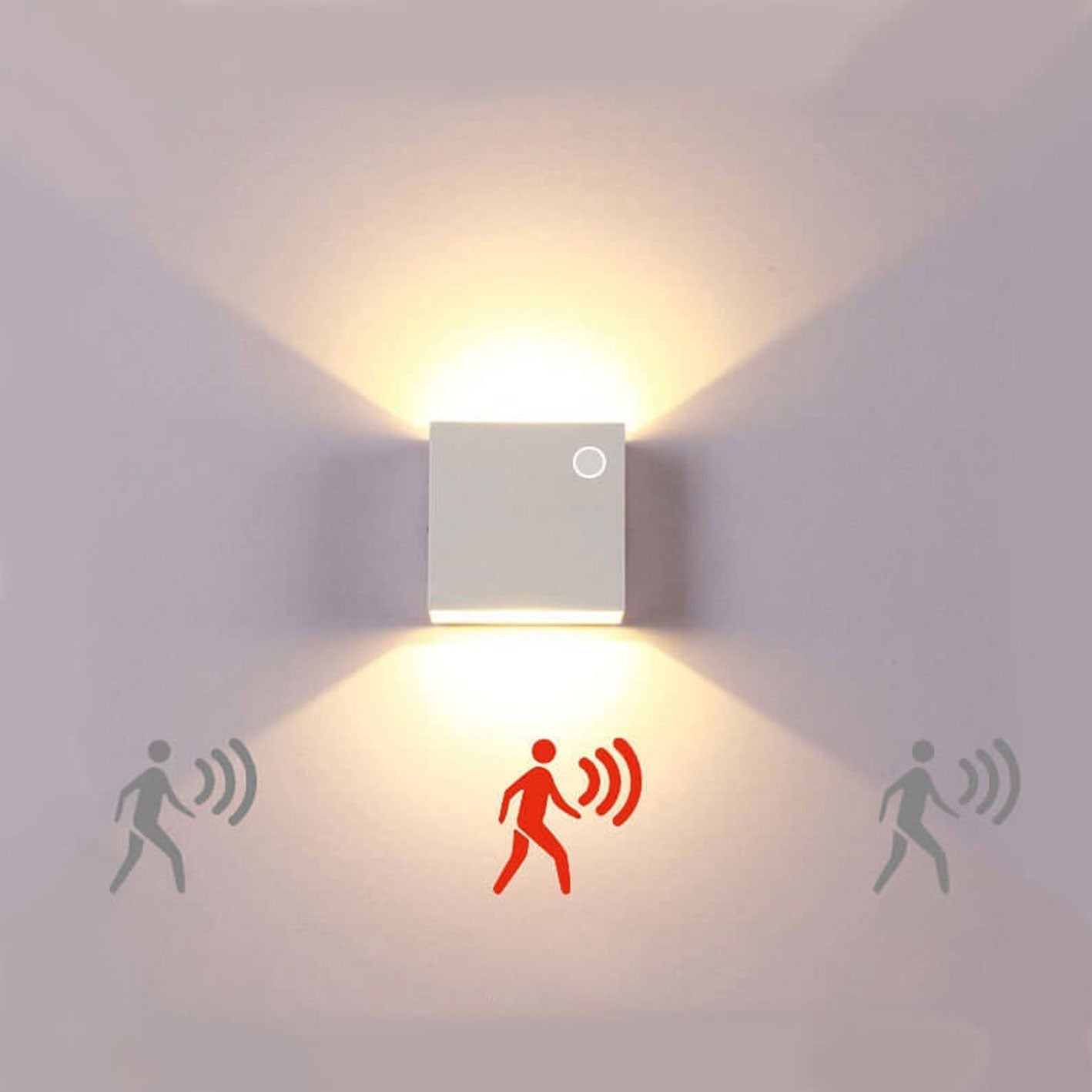 LumiGuard LED-Wandlampe mit Bewegungsmelder – Moderne Außenbeleuchtung