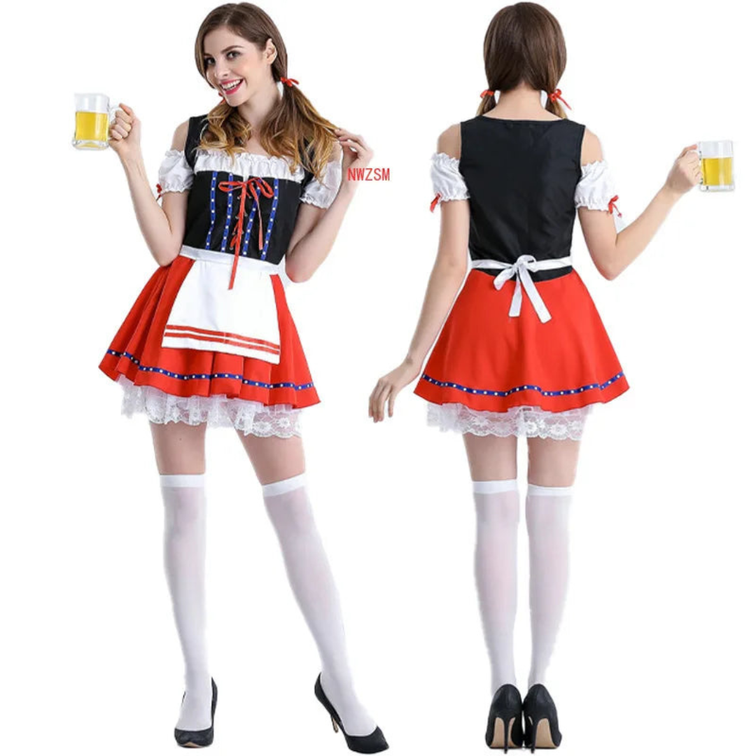 Leonie | Damen Charmantes Oktoberfest Dirndl Kleid | 2024