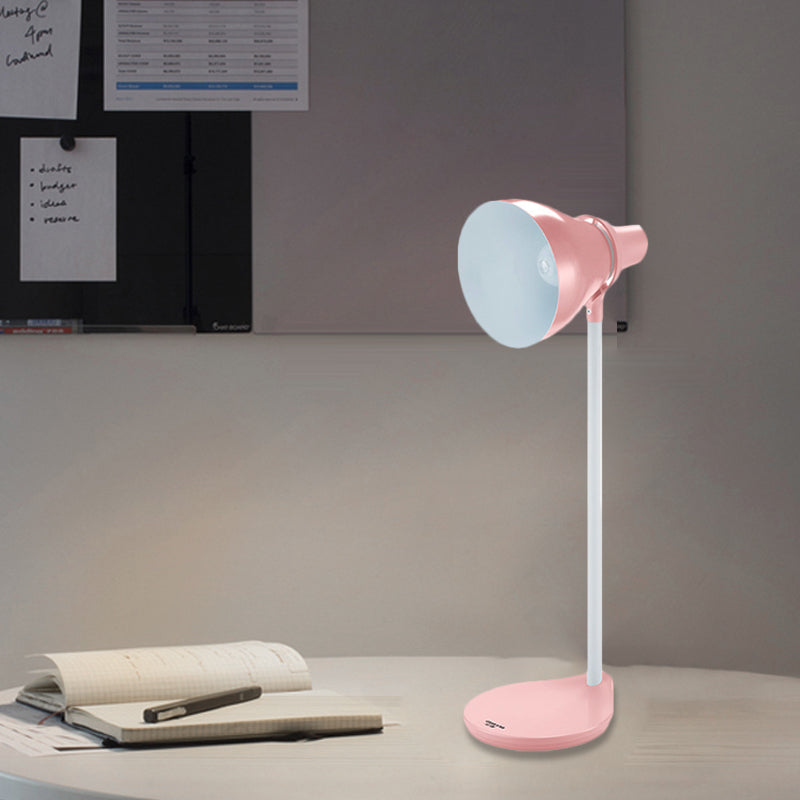 MacaronGlow – Tischlampe mit flexiblem Hornschirm