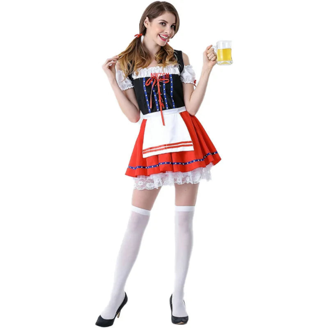 Leonie | Damen Charmantes Oktoberfest Dirndl Kleid | 2024