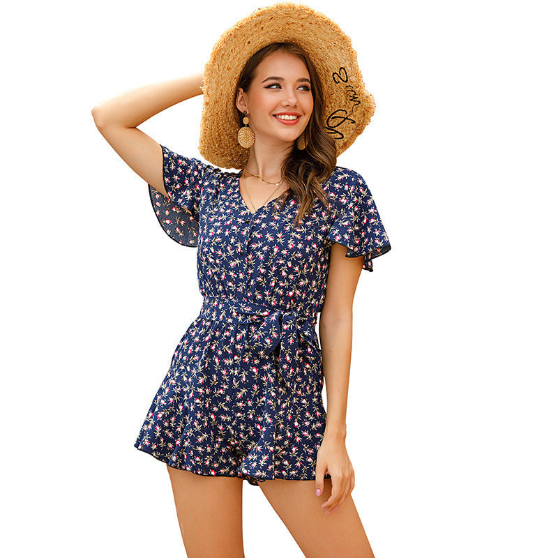 Lizzy - Jumpsuit mit Sommerblumenmuster