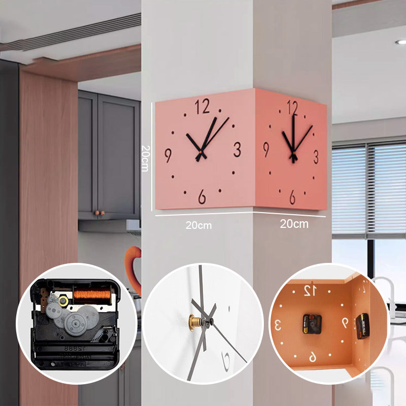 TimeEdge Moderne Doppel-Fassade Eckwinkel mit LED-Beleuchtung