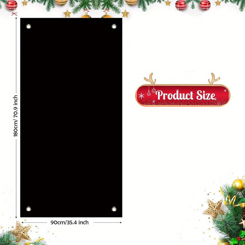 Festlicher Polyester-Schneemann-Kranz – Verspielte Feiertags-Türdekoration