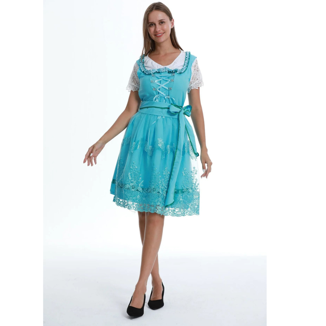 Laura | Damen Elegante Oktoberfest Dirndl Kleid | 2024