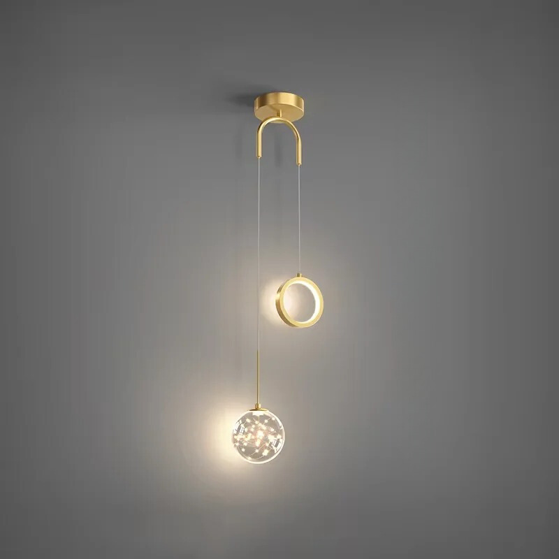 KrystaLume Elegante Kristall-LED-Pendel – Sofistiziertes Glühen und zeitlose Eleganz