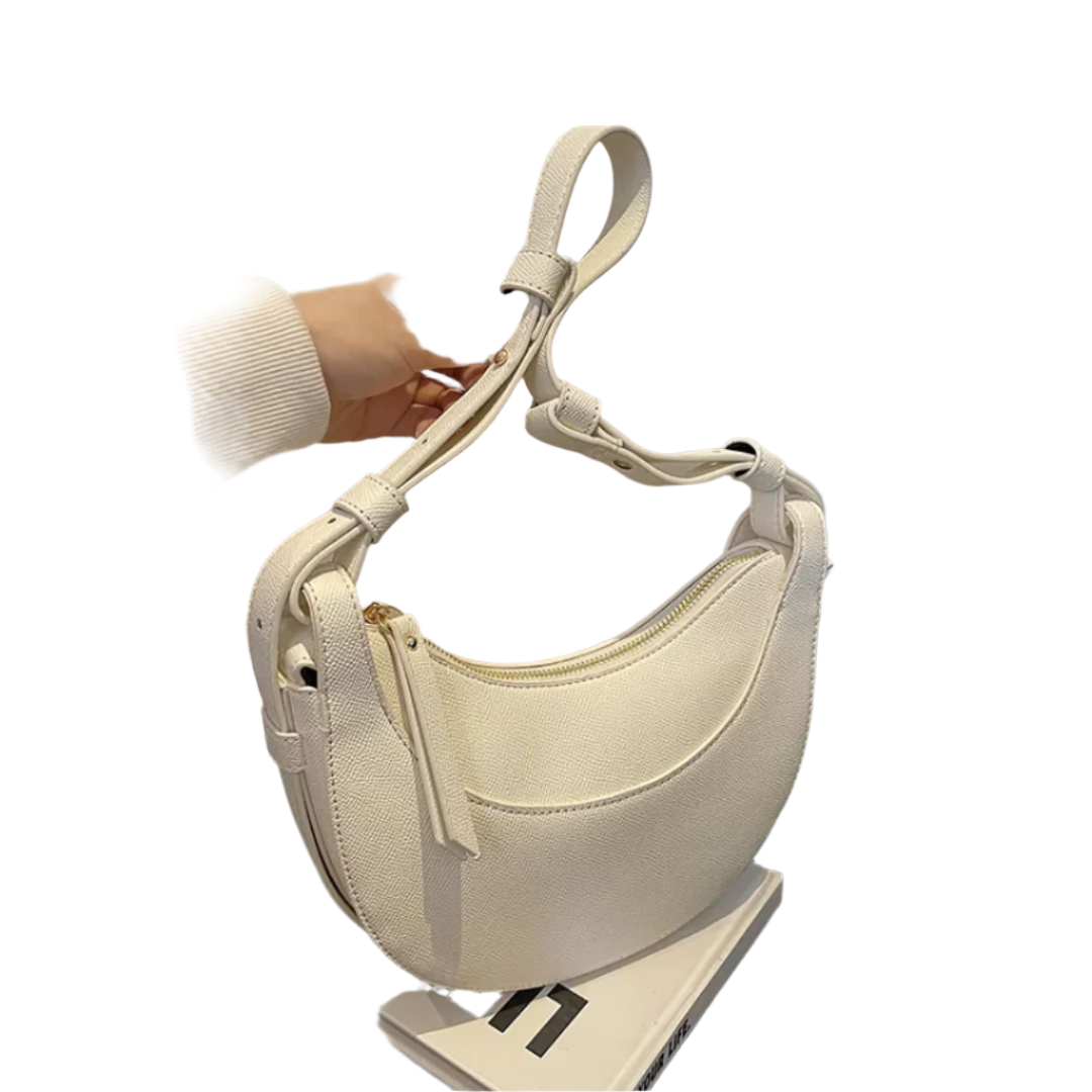 Sofie Elegante Halbmond Handtasche für Frauen – Minimalistische Schultertasche für den Alltag