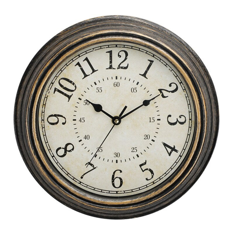 Rustik Vintage Holzwanduhr – Klassische Eleganz für Ihr Zuhause