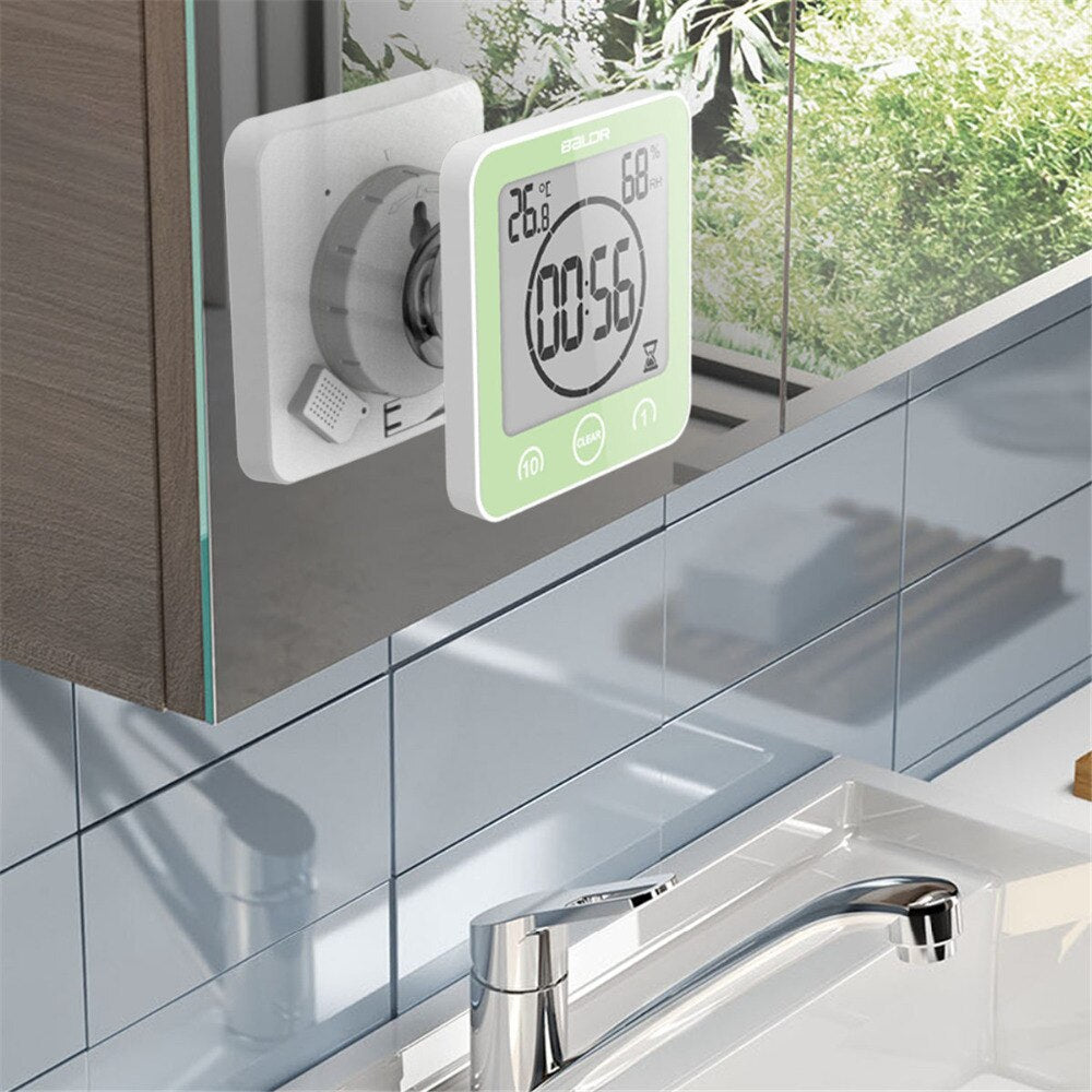 HydroTime Wasserdichtes Wanduhren – Elegante Zeitmessung für Duschen und Spa-Umgebungen