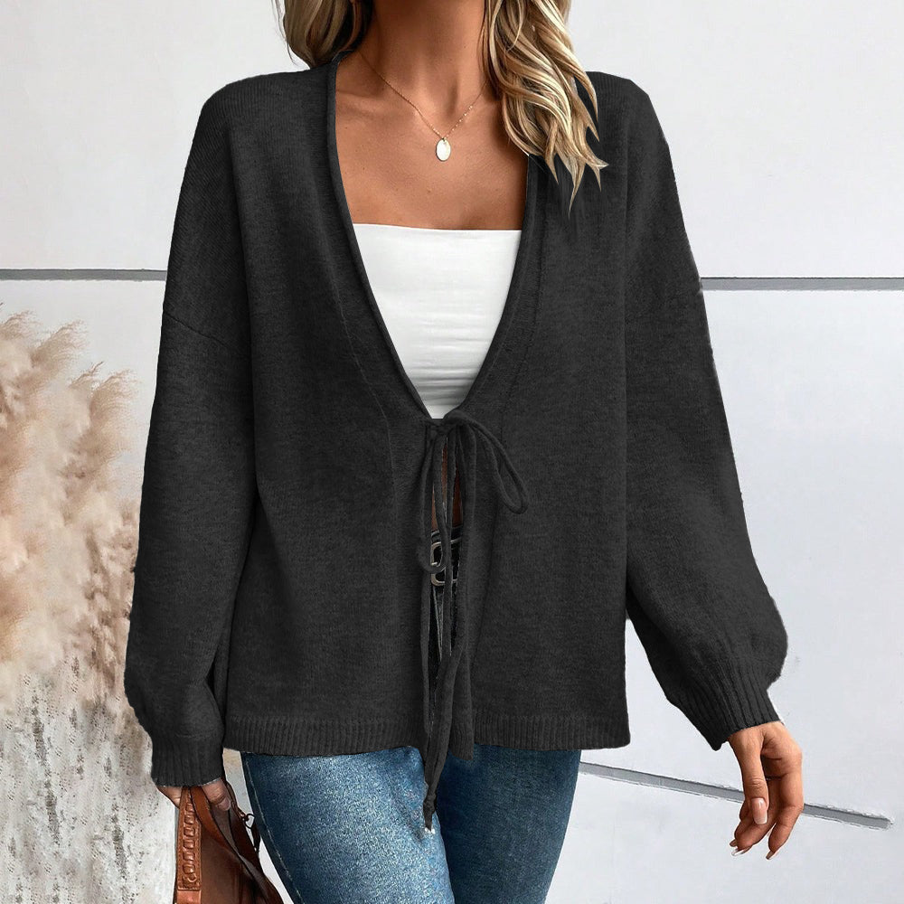 AutumnTrend® Trendy Dunkler Cardigan