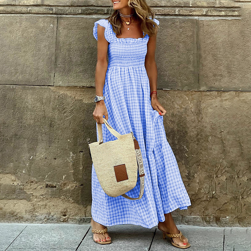 Sheila - Langternet Smockkleid