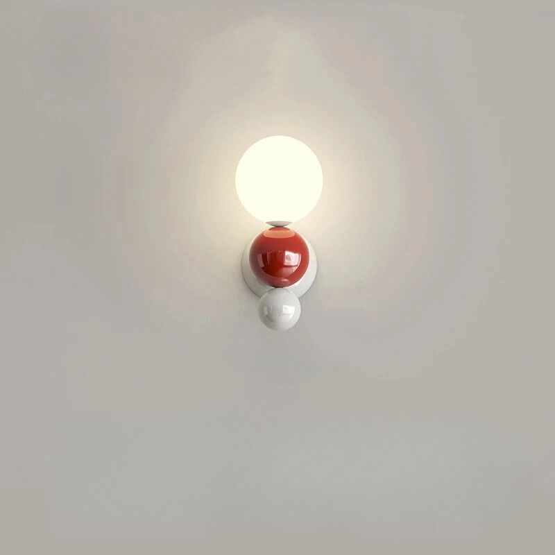 BubbleGlow – Moderne sphärische Wandleuchte
