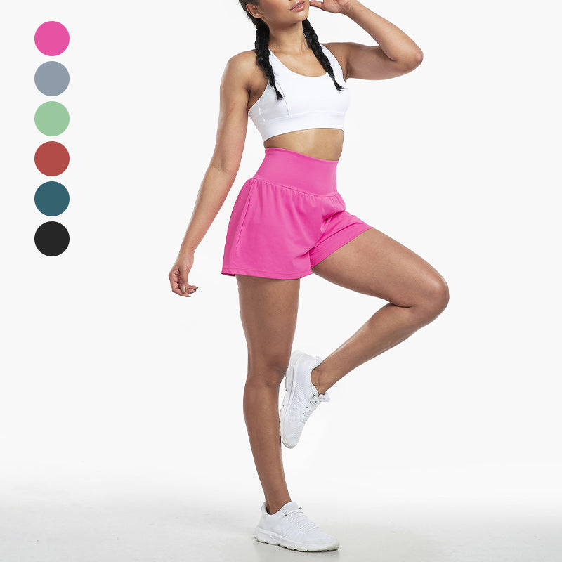 Rebecca - Hochgeschnittene Sports Shorts
