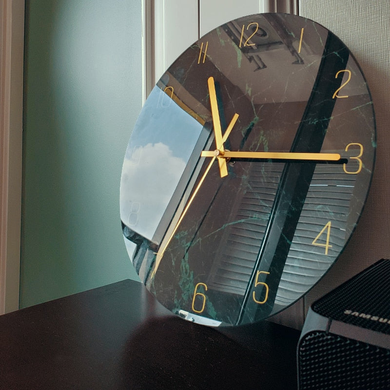 GlassEra Elegante Wanduhr aus Glas – Modernes Design für Ihr Zuhause