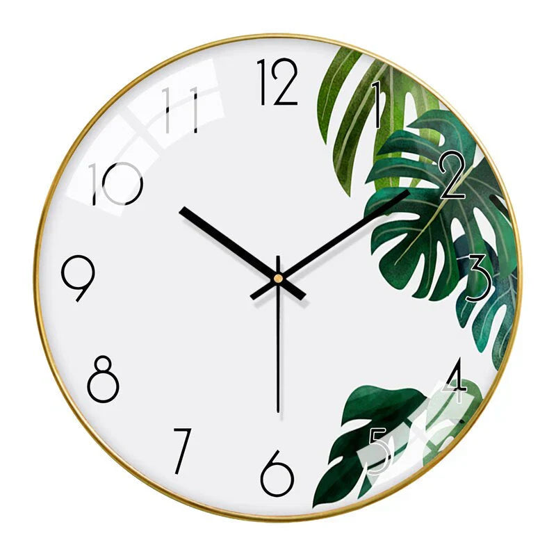 Skandora Silent Wanduhr – Modernes minimalistisches Uhr für nordisches Interieur