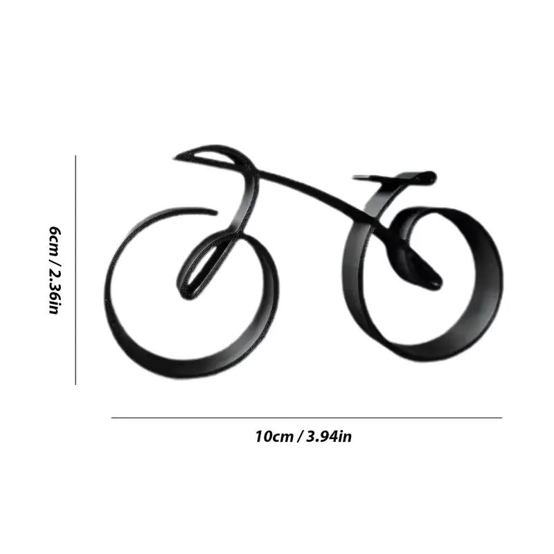 WireframeBike - Abstrakte Fahrradskulptur Einrichtung