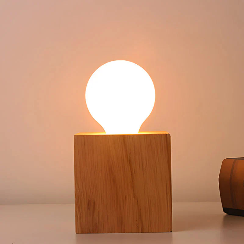 CozyCube - Moderne Holz-Kubelampe
